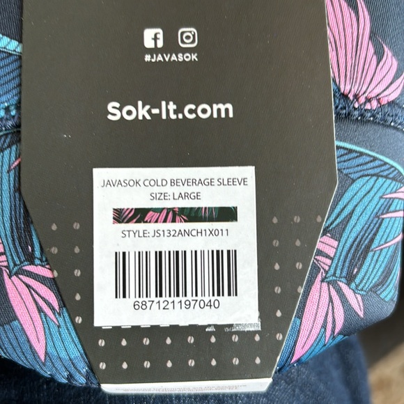 Java Sok  for 30-32 oz beverages Great Present - Picture 4 of 4